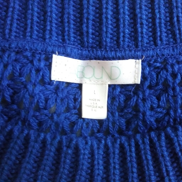 Abound Textured Blouson Sleeve Sweater Size L - Picture 7 of 8